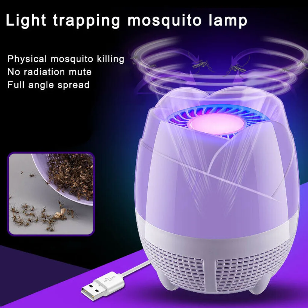 

USB Electronics Mosquito Killer Lamp Pest Control Electric Mosquito Killer Trap Wasp Insect Bug Killer Flycatcher Hot Sale