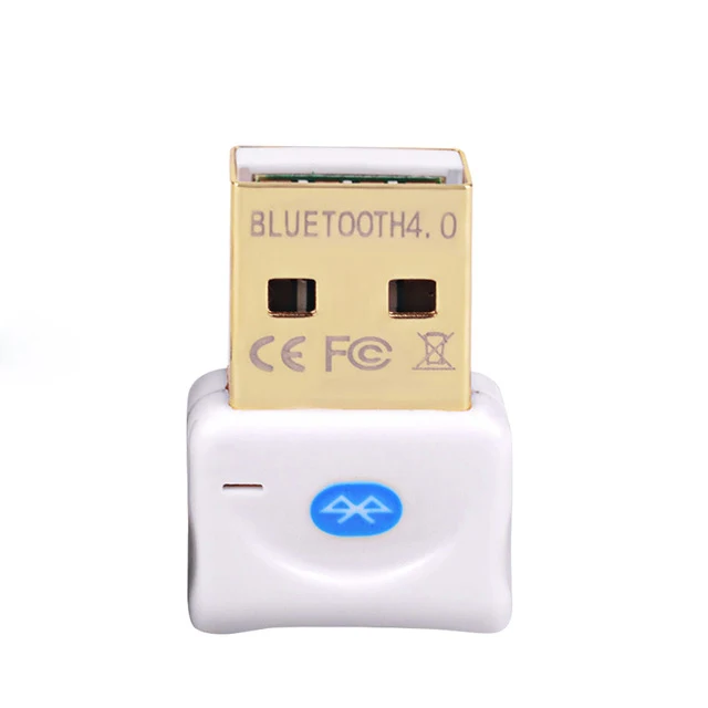 Беспроводной bluetooth-адаптер USB 4,0, bluetooth-ключ, музыкальный звуковой приемник, адаптер, bluetooth-передатчик для компьютера, ПК, ноутбука - Цвет: A-white