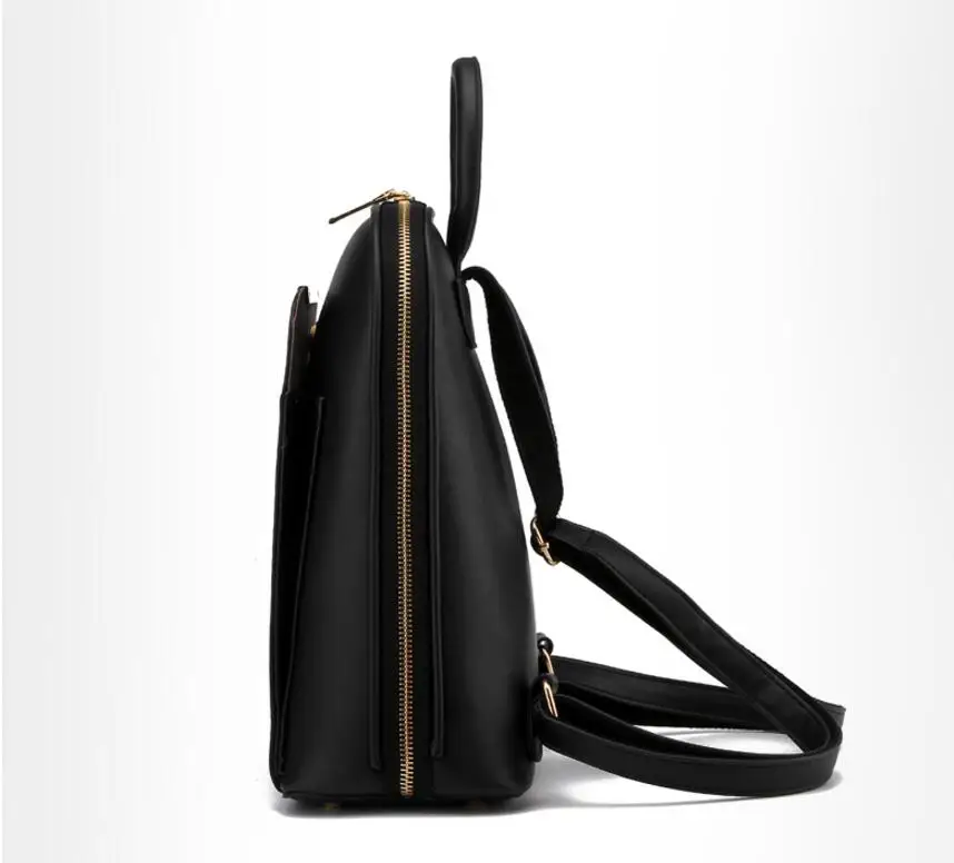KINGTH GOLDN высокое качество из искусственной кожи Для женщин рюкзак для девочек-подростков школьная сумка рюкзак Mochila женские рюкзаки