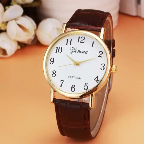 

Women Watches NEW Fabulous Retro Design Leather Band Analog Alloy Quartz Wrist Watch relogio feminino ladies watch