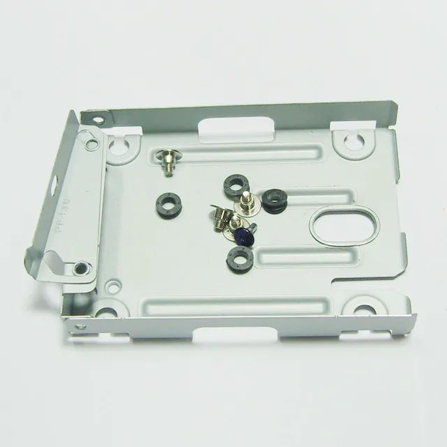 Best Price 100pcs Metal Hard Drive Caddy HDD Mounting Bracket for PlayStation 3 for PS3 Slim Console CECH-400x Series