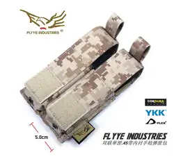 FLYYE MOLLE двойная кассета. 45 пистолет с подсумок лайнер CORDURA FY-PH-P006