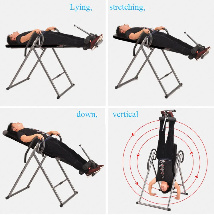 L50 машина для растягивания спины сверхмощный стол для инверсии с регулируемой высотой поролоновой спинкой фитнес-терапия для облегчения боли в спине