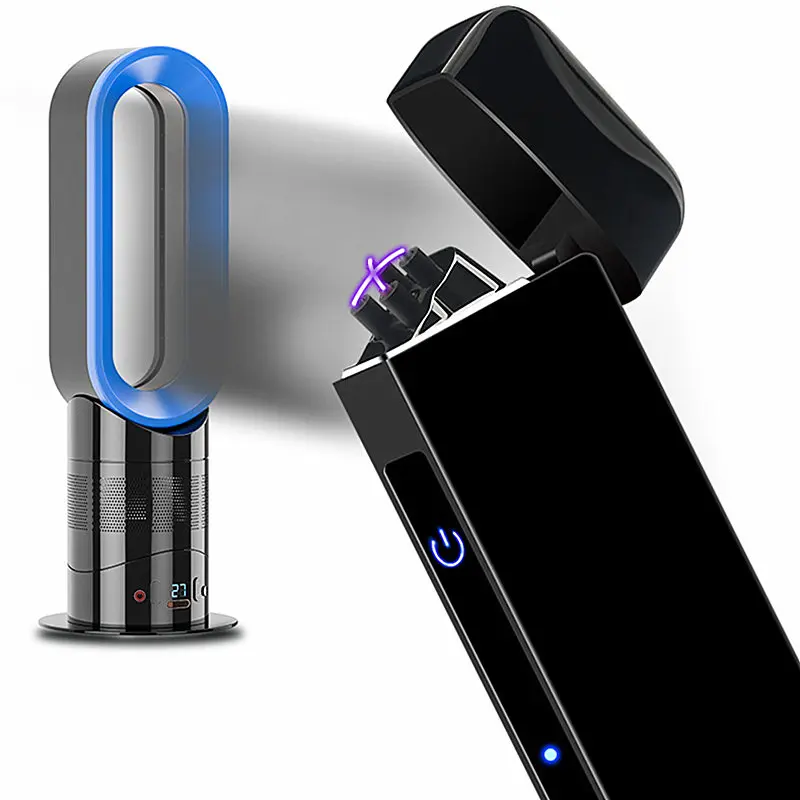 Электронная сигаретная Зажигалка со сканером отпечатков пальцев USB