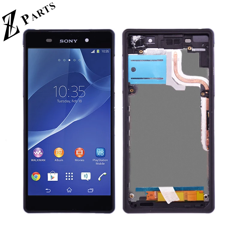 

5.2'' For Sony Xperia Z2 L50W D6502 D6503 LCD Display with Touch Screen Digitizer Assembly with frame free shipping