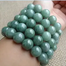 Китайский супер Класс натуральный/жадеит идеально Бусины браслет