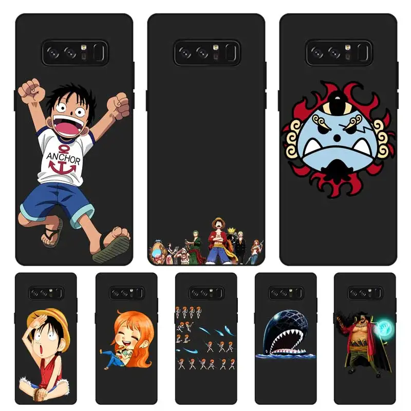 P154 One Piece Popular Black Silicone Case Cover For Samsung Galaxy Note 3 4 5 8 9 10 Plus M10 M20 |