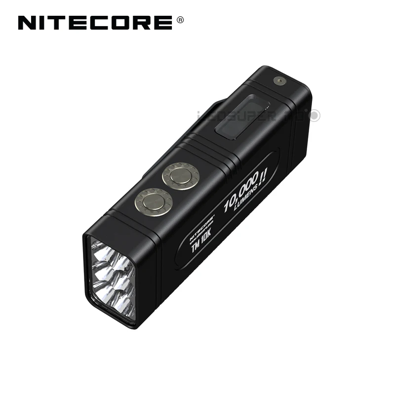 Новое поступление Nitecore TM10K 10000 люменов вспышка светильник компактный и умный острый светильник встроенный литий-ионный аккумулятор 4800 мАч