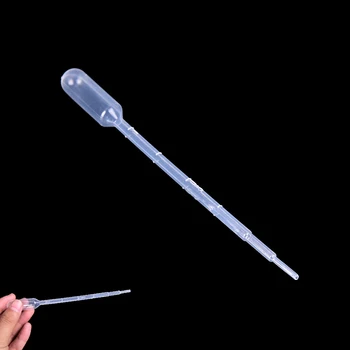 

1ML Transparent Pipettes Disposable Safe Plastic Eye Dropper Transfer Graduated Pipettes 100PCS/Lot Wholesale
