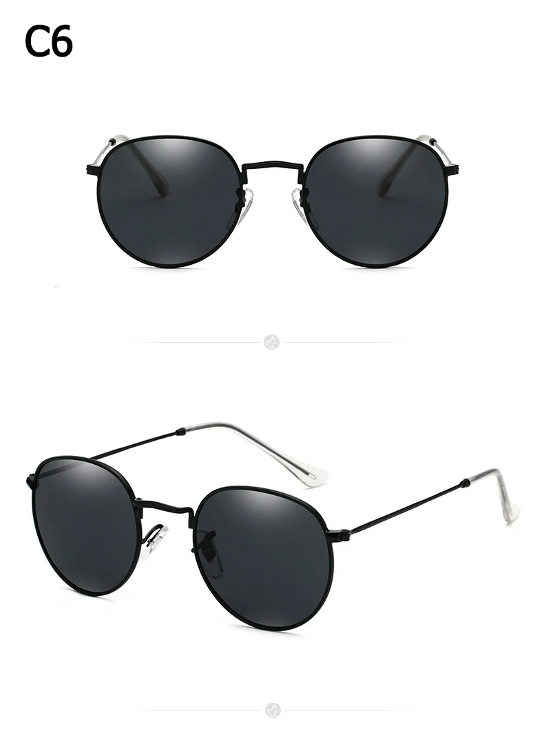 JackJad модные классические 3447 круглые металлические стильные солнцезащитные очки для мужчин и женщин, винтажные Ретро брендовые дизайнерские солнцезащитные очки Oculos De Sol