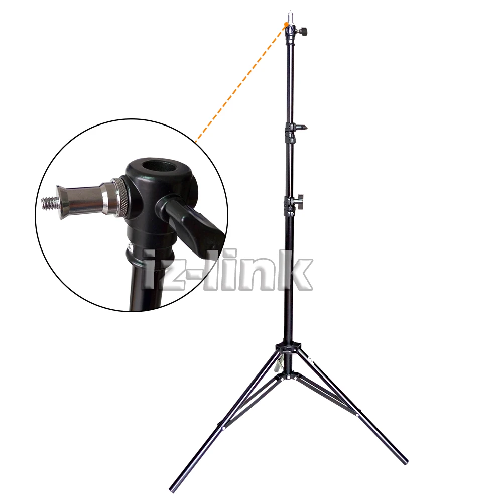  ALUMOTECH 7.2 Foot Air Cushion Stand Tripod For Camera Video Studio Camera LED Light Photography Su