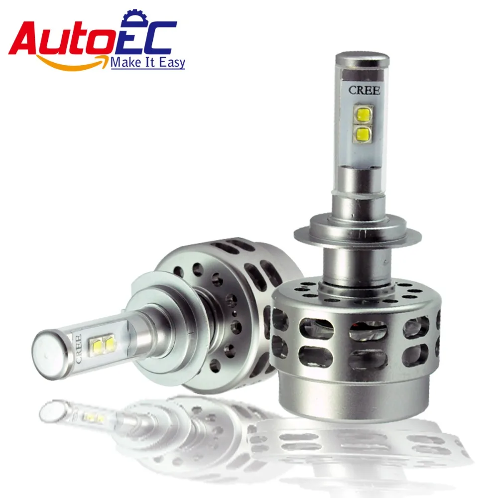 

AutoEC H1 H3 H16 H7 880 PSX24W P13W 9006 4500LM 50W MK-R Led Headlight Kit Automobile Lamps Universal