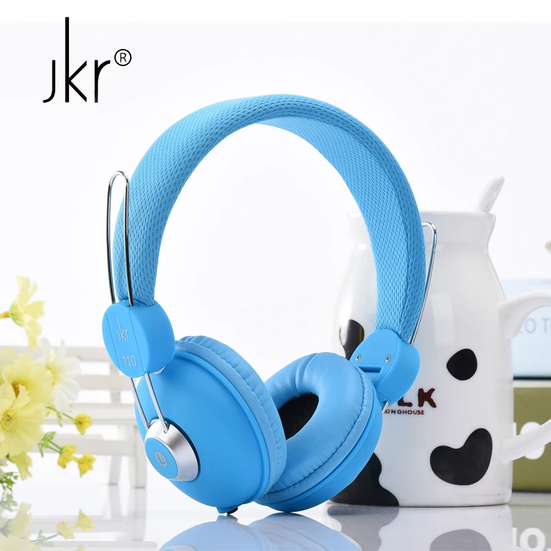 JKR большие Hi Fi аудио проводные наушники для телефона компьютера плеера гарнитура