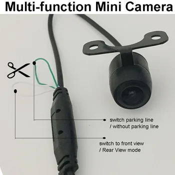 

Car Rear View Camera 12V 170 Mini Color CCD Reverse Backup Waterproof 30 Million Pixels rear view camera car Auto camera