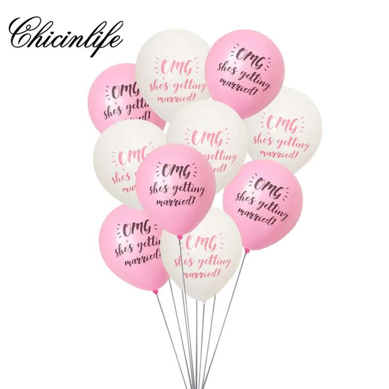 Chicinlife 10 шт. шары для свадьбы девичника вечеринки украшения вечеринки|Воздушные и
