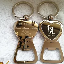 100 pc персонализированный брелок открывалка для бутылок, многофункциональный, складной кусачки для ногтей, персонализированные свадебные сувениры, гравированный логотип на заказ