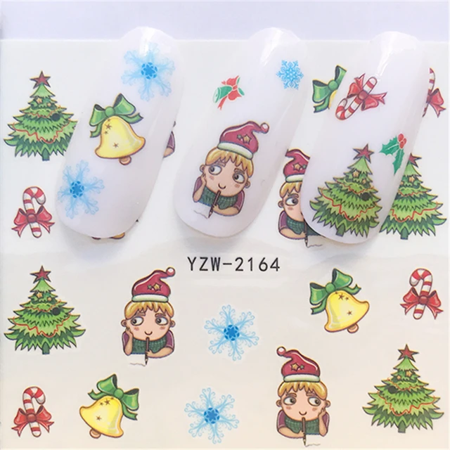 LCJ Christmas Series / Christmas Tree / Snowflake / Bell Styles Nail
