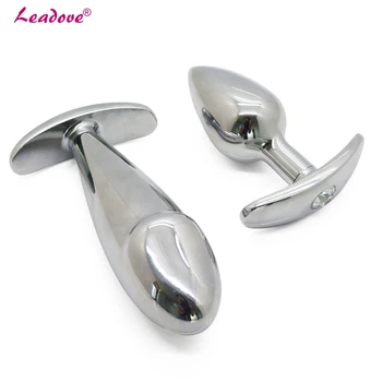 2 Types Sliver Aluminium Alloy Jewel Anal Plug Basics Beads Metal Butt 4 Color Stones Sex Toys for Couples Sex Product GS-XN0189 2
