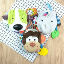 New Baby Cloth Books Ratteles Animal Style Toys Infant Kids Early Development Books Learning Education Activity Bebe Toys DS19
