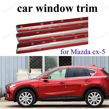 

Car Styling Car Window Trim Decoration Strips FOR M-azda cx-5 Auto Accessories Stainless Steel