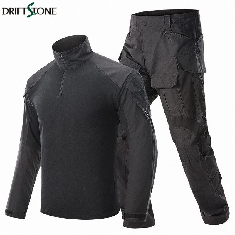  Camouflage BDU Army Combat Suit Men Tactical Military Uniform Clothing Sets Waterproof Cargo Pants 