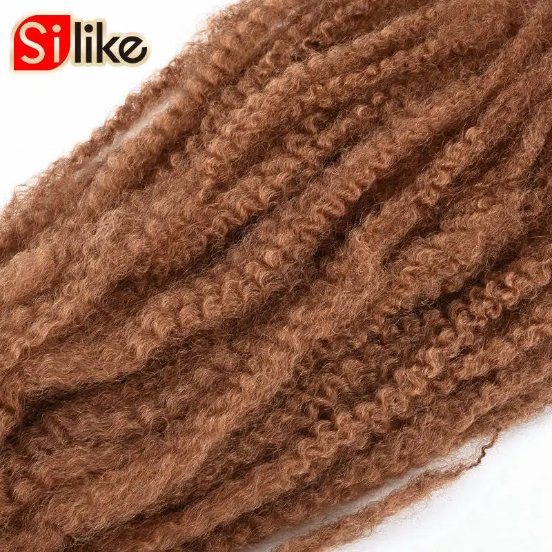 Crochet Marley Braids 10 Colors Soft Afro Marley Twist Hair 18 inch Crotchet Synthetic Braiding Hair