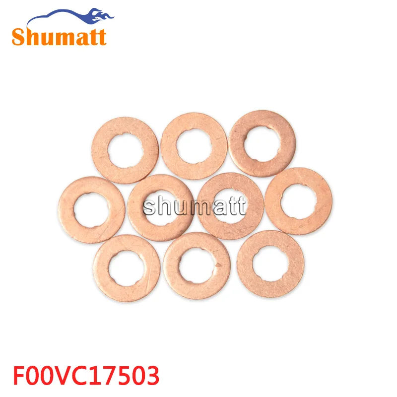 SHUMAT F00VC17503 инжекторные медные кольца шайба прокладки F 00V C17 503 7. 7x15.1x1. 5 (мм) толщина 1