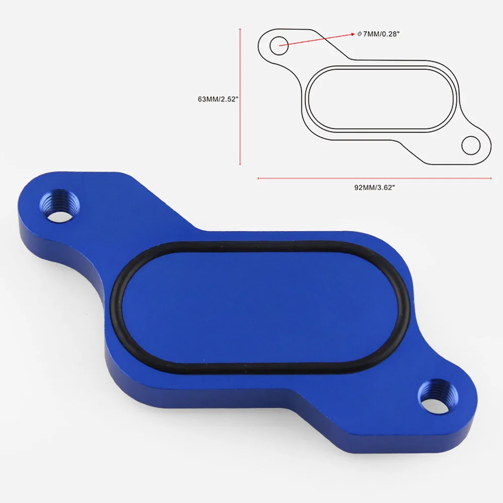 Клапан охлаждения EGR Delete Kit для 05 2007 2010 Chevy GMC 6.6L LMM дизель DuraMax автомобильные