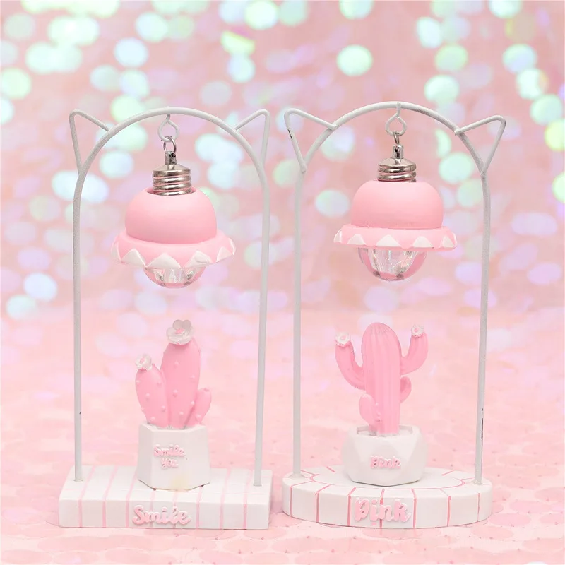 Креативный светодиодный светильник в скандинавском стиле для девочек, украшение для комнаты, милые розовые украшения для дома, аксессуары для гостиной, Декор для дома