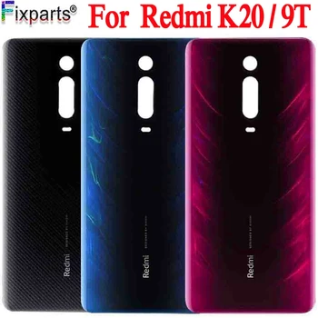 

For Redmi K20 Battery Cover Back Glass Panel Rear Door Case For Xiaomi 9T Back Cover With Adhesive K20 Battery Cover