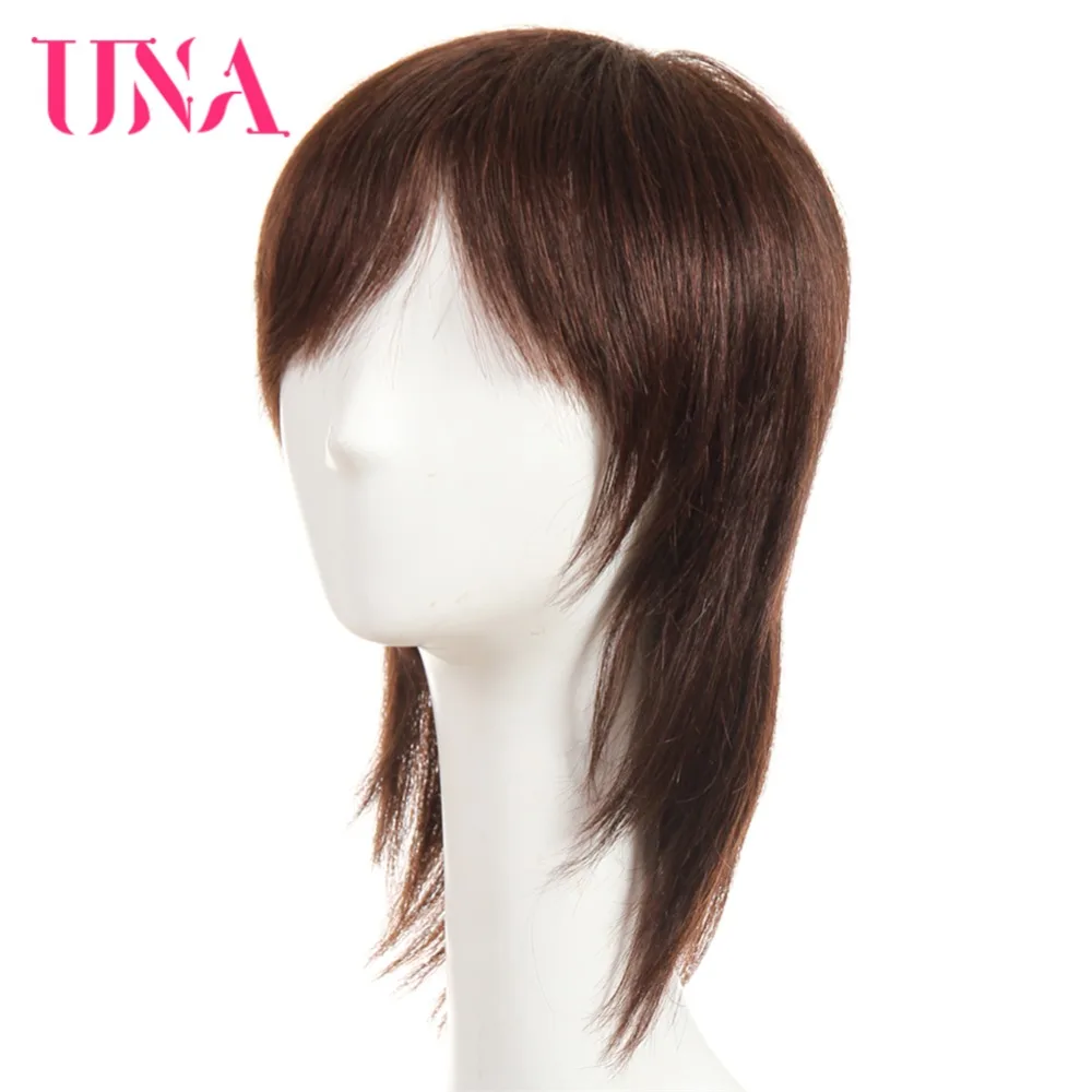 UNA 스트레이트 레미 인도 인모 가발 여성용, 120% 밀도 색상 1 1B 2 4 27 30 33 99J 버그 350 2/33 6222A