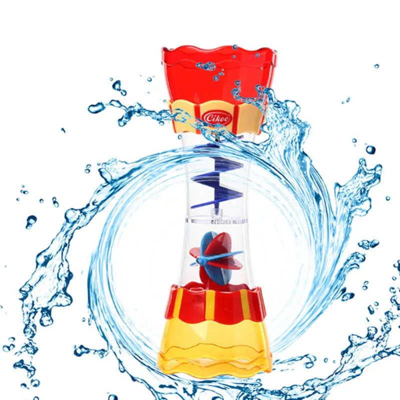 

New Arrival Baby Bath Toy Scoop Water Swimming Beach Rotating Cylinder Flow Observation Cup Children Kids Swimming Toys