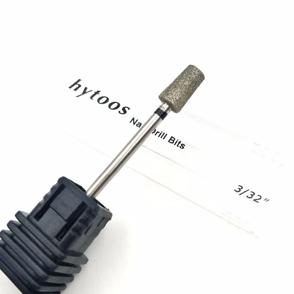 HYTOOS Diamond Nail Drill Bit  Rotary Burr Cuticle Clean Manicure Cutters Drill Accessories Nail Beauty Tool Mills-BM0509D 2