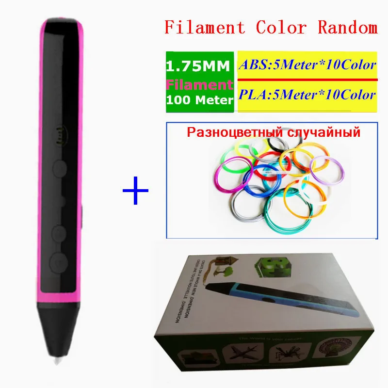

Can Speak 3D Pens,LED Display,3d Pen Doodler Can Add 50M PLA+50M ABS,Support Mobile Power Supply,3D Drawing Pen-3D-Pens Creative