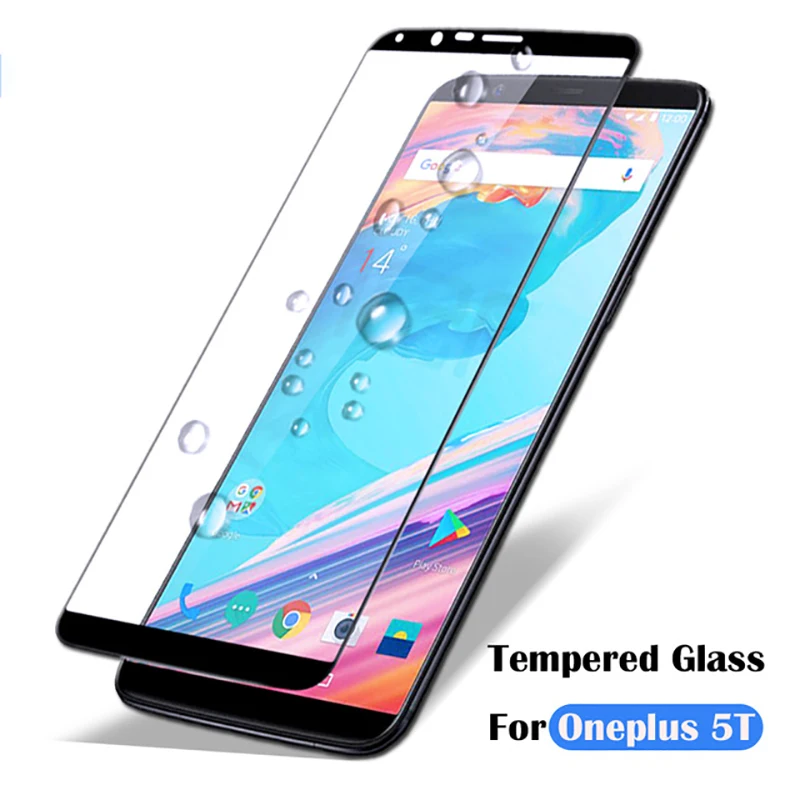 Закаленное стекло для Oneplus 6 5T 5. 5D изогнутое полное покрытие Защита экрана One Plus 3 3T