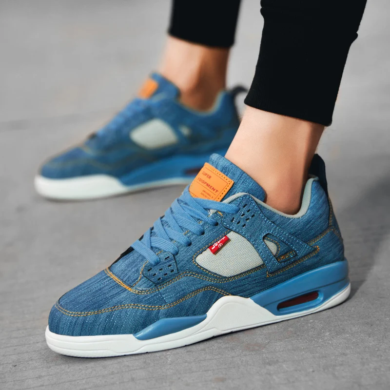 

Keloch Man Basketball Shoes Lace Up Cushion Sport Ankle Boots For Male Canvas Shoes Sneakers Men Spor Ayakkabi Erkek