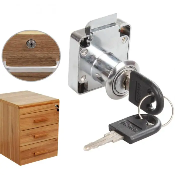 Ящика замок с 2 ключами цинковый сплав мебель двери шкафа замки для офиса Letter Box-M25