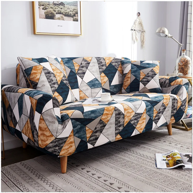 Geometric patterns Sofa Cover Slipcover Sofa for sofa towel Living Room Furniture Protective Armchair couches sofa 1/2/3/4 /1pcs