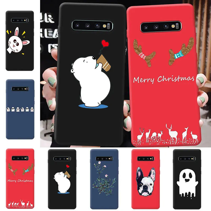 Color Matte Cases for Samsung Galaxy S6 S7 S8 S9 Edge Plus Protection Four Cover S10 S10+ G973 G975 Ultrathin Capa |