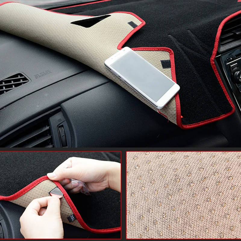 Для Honda Fit Jazz- правым приводом коврик для приборной панели защитный интерьер Photophobism коврик тент подушка для стайлинга автомобиля