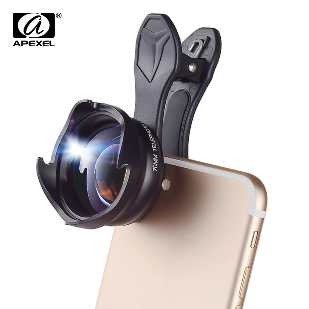 Объектив APEXEL для камеры телефона 2.5X профессиональный зум объектив iPhone lensXiaomi