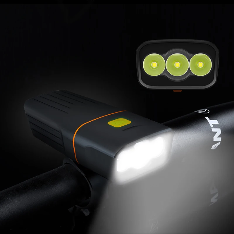 TWTOPSE 3 светодиодный светильник для велосипеда 5200 мАч батарея для велоспорта MTB Горная дорога велосипед T6/L2 лампа водонепроницаемый внешний аккумулятор USB зарядка светильник