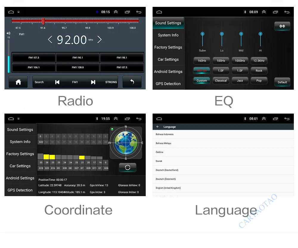 Sale Android 8.1 GO car DVD radio multimedia player for Lifan X60 2011 2012 2013 2014 2016 2017 2018 Car radio GPS navigation player 15