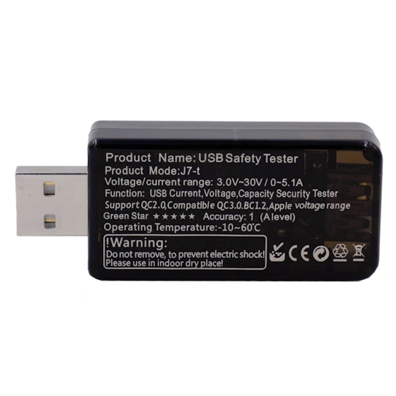 3-30 в USB lcd ток зарядное устройство измеритель емкости тестер напряжения тока Мобильный детектор с 2A сопротивление 15