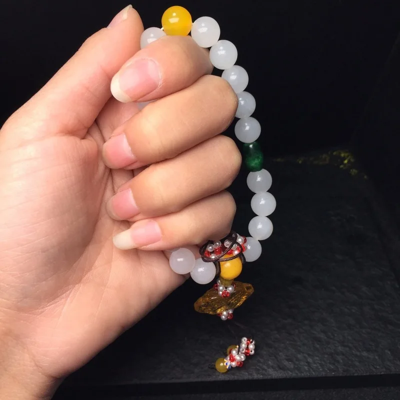 

2019 Promotion Real Bracelet Hetian Hand St Natural Beads Jubilee Strategy Rich Was Made In The Same Style Bracelet
