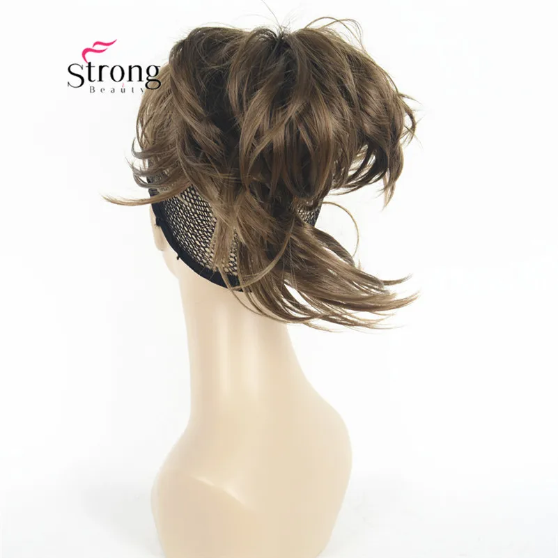 StrongBeauty, 12 дюймов, на заколках, конский хвост, волосы для наращивания, толстая челюсть, коготь на синтетических волосах, конский хвост, цвет на выбор - Цвет: #12