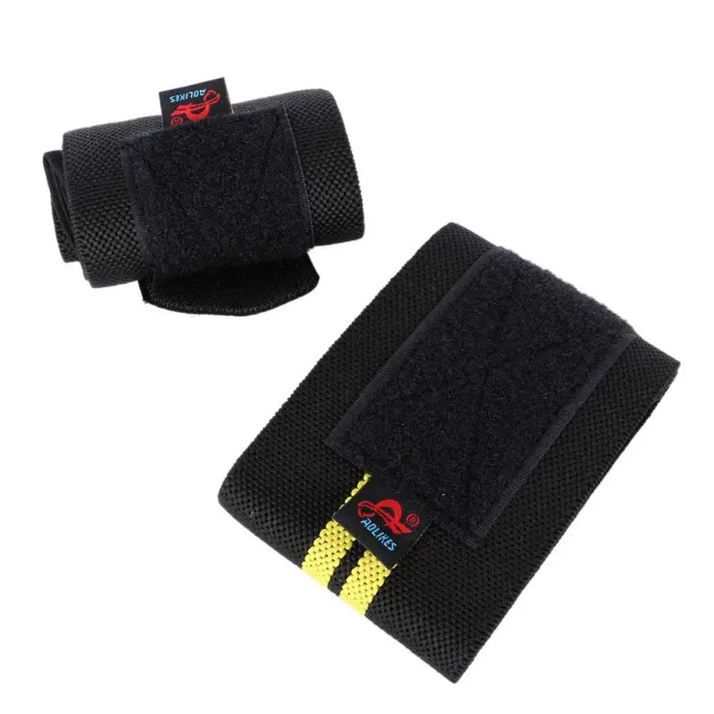 

1 Pair Professional Weightlifting Wristband Sport Training Hand Band Wrist Support Straps Wraps Guards For Gym Fitness Outdoor