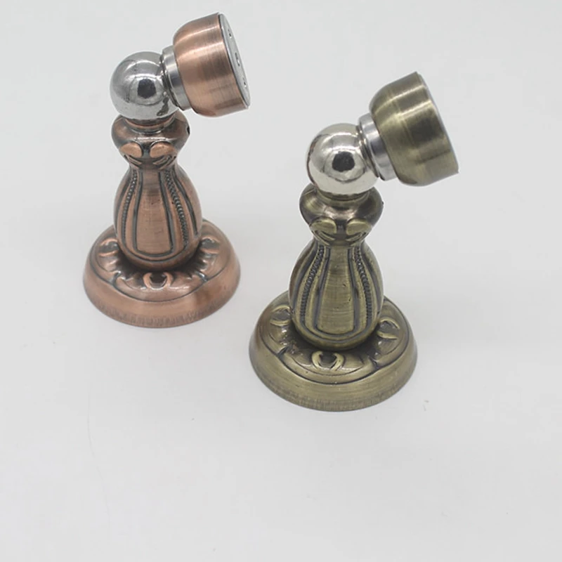 

Bronze Retro Design Magnetic Door Stop Stopper Holder For Family Home Hardware