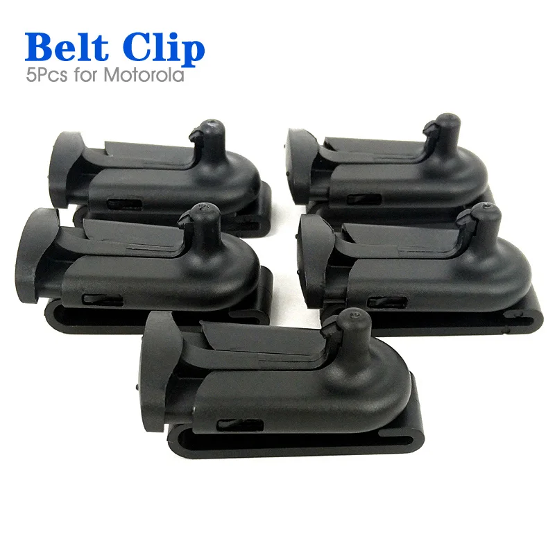 

5 Pieces Belt Clip For Motorola TLKR T4500 T5420 T5400 T5500 MJ270R MJ430 MR350R MR355 Walkie Talkie Two Way Radio Waist Clip