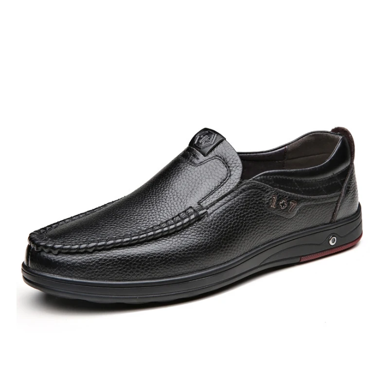 

Size 38-48 Stylish Men Running Shoes Outdoor Genuine Leather men Sneakers Comfortable Men Handmade Shoes Sport Shoes Trainers